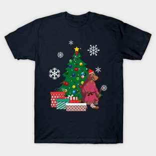 Splinter TMNT Around The Christmas Tree T-Shirt